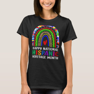 T-shirt Joyeux Mois historique national Rainbow Lat