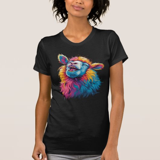 T-shirt Joyeux mouton - Un esprit joyeux et indécis (Devant)