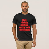 T-shirt Joyeux Noël  (Devant entier)