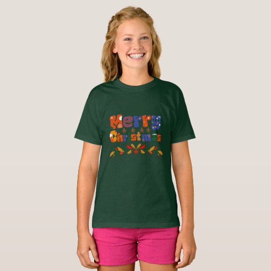 T-shirt Joyeux Noël (Devant entier)