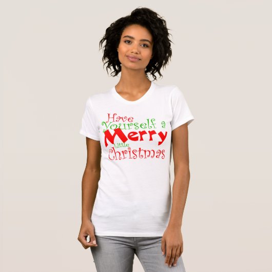 T-shirt Joyeux Noël (Devant entier)