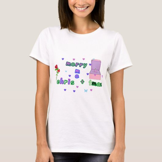 T-shirt joyeux Noël (Devant)