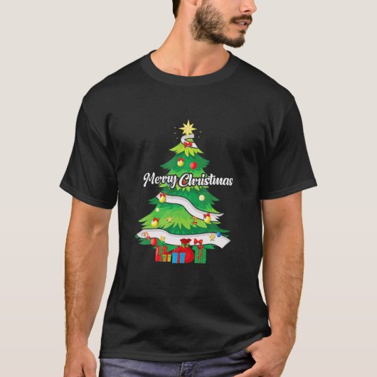 T-shirt Joyeux Noël 2021 Arbre Ornement Hommes Femmes (Devant)