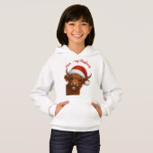T-Shirt Joyeux Noël à Moo (Devant entier)