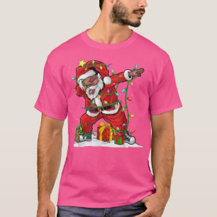 T-shirt Joyeux Noël Africain Noël Noir Santa Clau