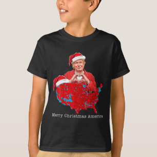 T-shirt Joyeux Noël Amérique Donald Trump Couverture Noël