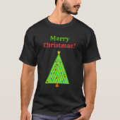T-shirt "Joyeux Noël !" + Arbre de Noël décoré (Devant)
