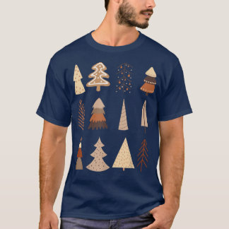 T-shirt Joyeux Noël Arbres Fêtes Joyeux Noël Noël Noël Noë