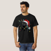 T-shirt Joyeux Noël au chat mignon (Devant entier)