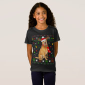 T-Shirt Joyeux Noël australien chien de bétail Noël (Devant entier)