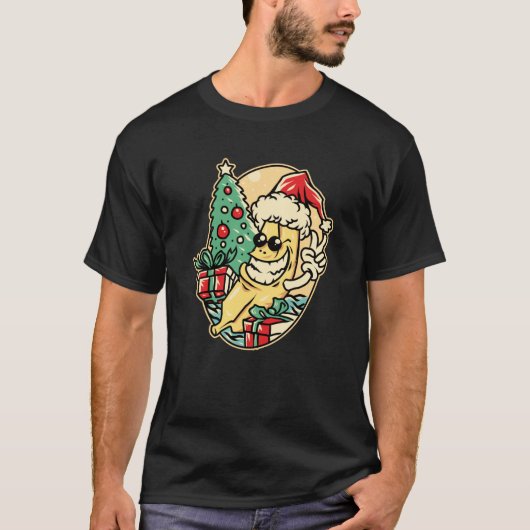 T-shirt Joyeux Noël Banane (Devant)