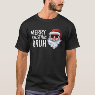 T-shirt Joyeux Noël Bruh Mème drôle Dire pour Frère