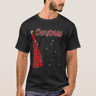T-shirt Joyeux Noël Buffalo Plaid Xmas Couples Ma