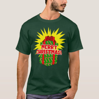 T-shirt Joyeux Noël Cadeau Graphiques Folie Des Fêtes