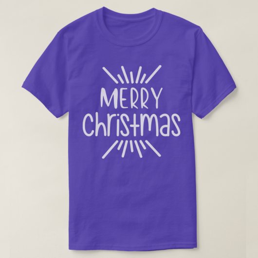 T-shirt Joyeux Noël cadeaux 25 (Design devant)