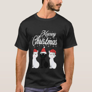 T-shirt Joyeux Noël -Chats & Chatons Père Noël Xmas A