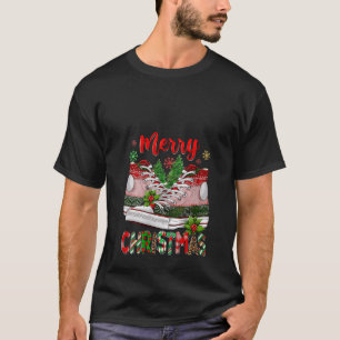 T-shirt Joyeux Noël Chaussure Et Joyeux Joyeux Arbre Lumiè