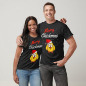 T-shirt Joyeux Noël Chickmas (Unisexe)