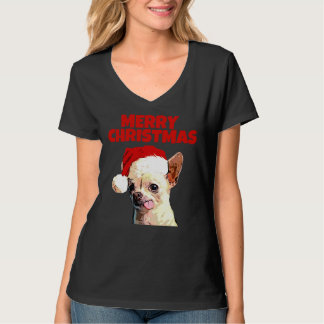 T-shirt Joyeux Noël Chihuahua