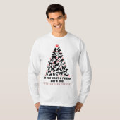 T-shirt Joyeux Noël chiot (Devant entier)