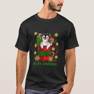 T-shirt Joyeux Noël Chocolat Chocolat Chaud Coupe avec mig