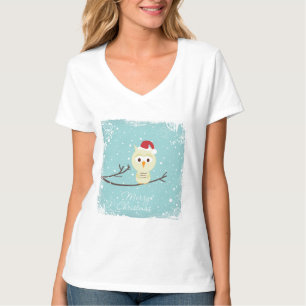 T-shirt Joyeux Noël Chouette de Noël