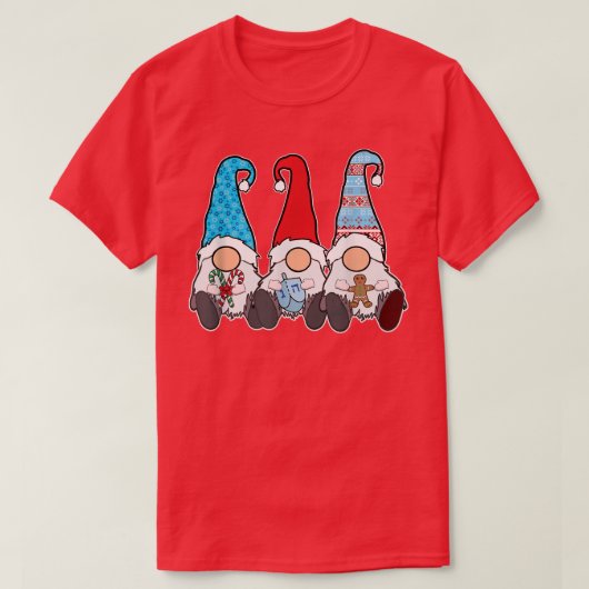 T-shirt Joyeux Noël Chrismukkah et Hanoukka Gnomes T- (Design devant)