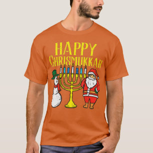 T-shirt Joyeux Noël Christmukkah Hanoukka Pajamas Chan