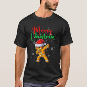 T-shirt Joyeux Noël Dab Pain d'épices Noël Noël Coo