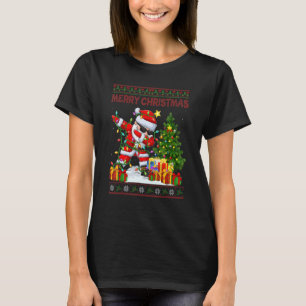 T-shirt Joyeux Noël Dabbing Père Noël Lunettes de soleil X