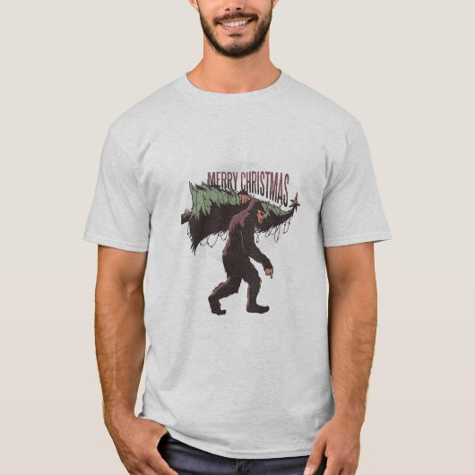 T-shirt Joyeux Noël de Bigfoot (Devant)