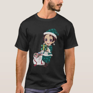 T-shirt Joyeux Noël De Tanjiro Kamado Demon Slayer 1