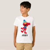 T-shirt Joyeux Noël d'Elmo (Devant entier)