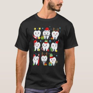 T-shirt Joyeux Noël Dental Crew Dentist Assistant Témoin