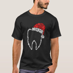 T-shirt Joyeux Noël Dentist Dental Dental Dents dents Pè