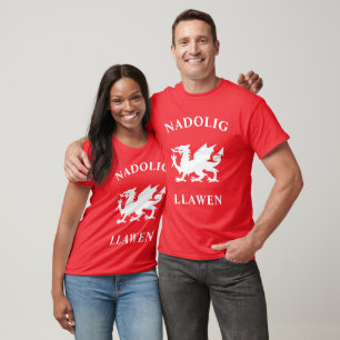 T-shirt Joyeux Noël Dragon Celtique Gallois de Noël