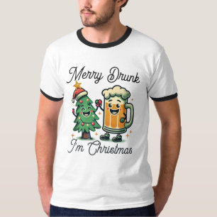 T-shirt Joyeux Noël Drunk