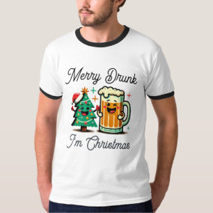 T-shirt Joyeux Noël Drunk