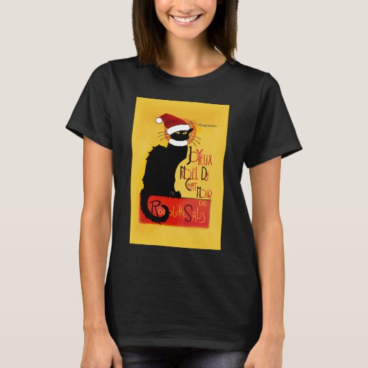 T-shirt Joyeux Noël du Chat Noir (Devant)