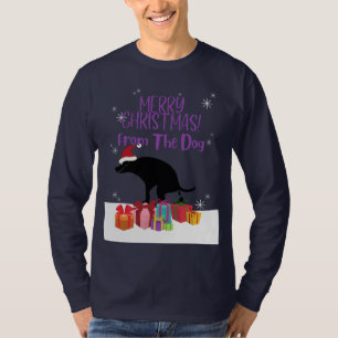 T-shirt Joyeux Noël du chien