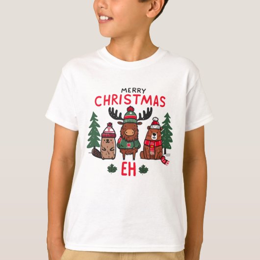 T-shirt Joyeux Noël Eh (Devant)