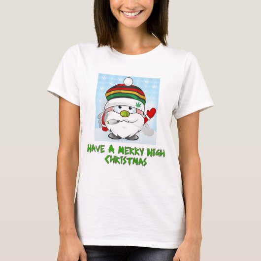 T-shirt Joyeux Noël élevé (Devant)