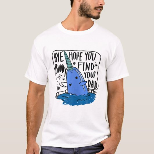 T-shirt Joyeux Noël-Elf Bye-Buddy-Hope-You-Find Your D (Devant)