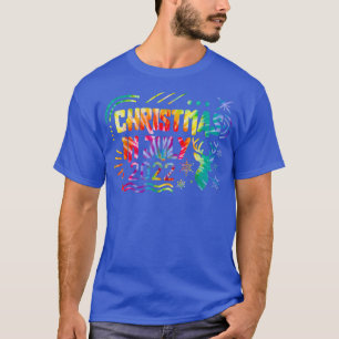 T-shirt Joyeux Noël En Juillet Tie Dye 2022 Mele Kalikima