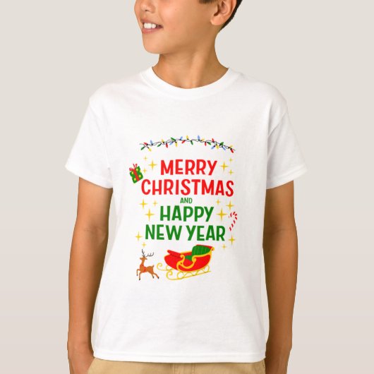 T-shirt "Joyeux Noël et Bonne Année (Devant)