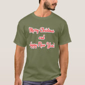 T-shirt Joyeux Noël et Bonne Année (Devant)