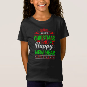 T-Shirt Joyeux Noël Et Joyeux Nouvel An-61064