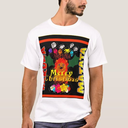 T-shirt Joyeux Noël et une bonne année (Devant)