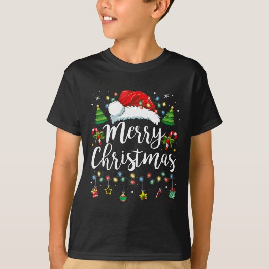 T-shirt Joyeux Noël Famille Drôle Noël Femmes de Noël Homm (Devant)