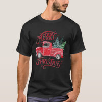 Joyeux Noël Ferme Fraîche Arbre de Noël Rouge Truc